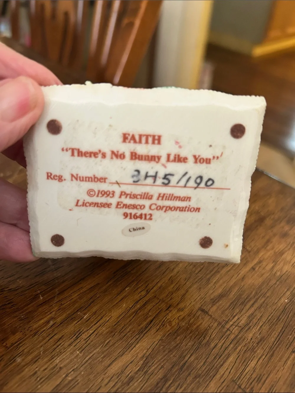 Cherished Teddies  “Faith”